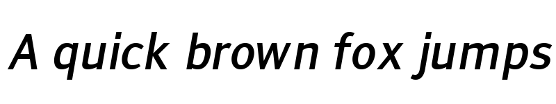 Preview of Tiresias PCfont Italic font