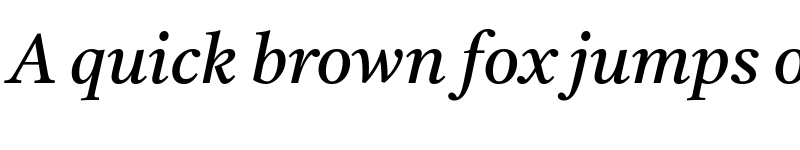 Preview of Tiro Tamil Italic font