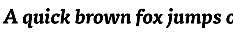 Preview of Tisa Pro Bold Italic font