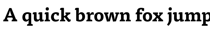 Preview of Tisa Pro Bold font