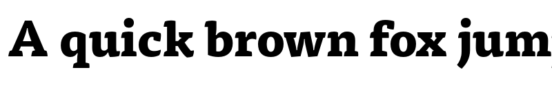 Preview of Tisa Pro Extrabold font