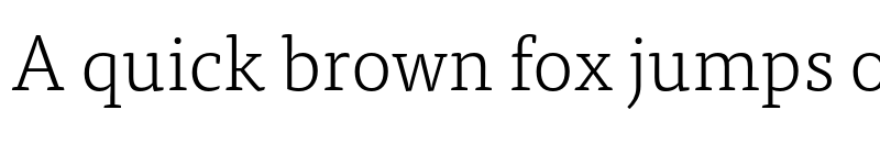 Preview of Tisa Pro Light font