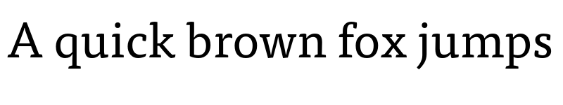 Preview of Tisa Pro Regular font