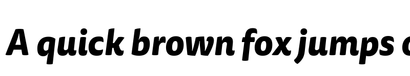 Preview of Tisa Sans Pro Extra Bold Italic font