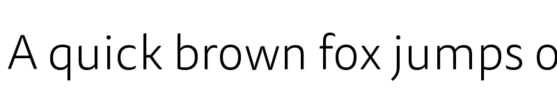 Preview of Tisa Sans Pro Light font