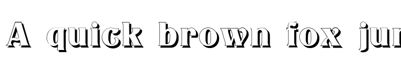 Preview of Titania Shadow font