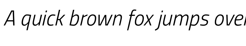 Preview of Titillium Light Italic font