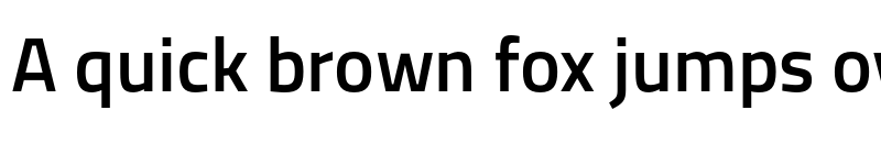 Preview of Titillium Semibold font