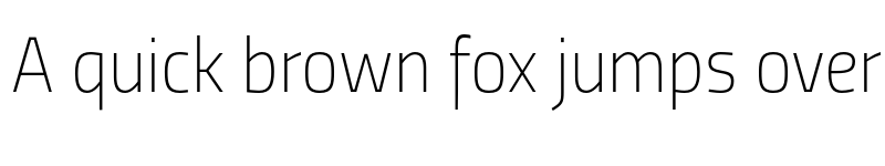 Preview of Titillium Thin Upright font