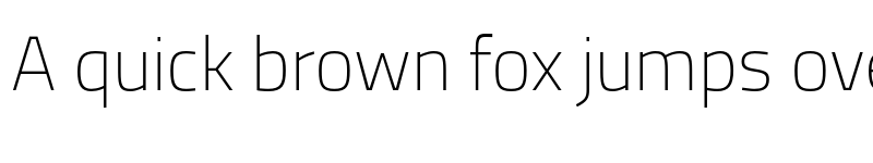 Preview of Titillium Thin font