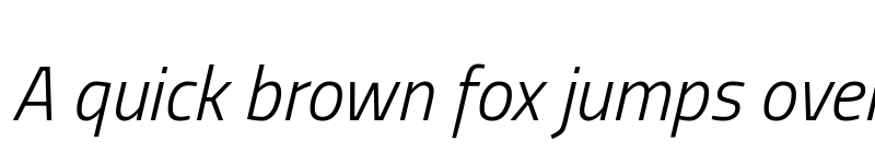 Preview of Titillium Web Light Italic font