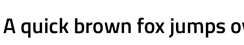 Preview of Titillium Web SemiBold font