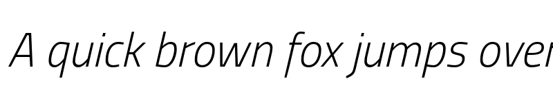 Preview of TitilliumText Light Italic font