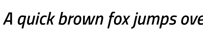 Preview of TitilliumText Medium Italic font