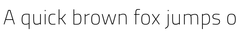 Preview of TitilliumText22L Thin font