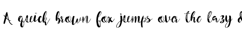 Preview of titin script Regular font