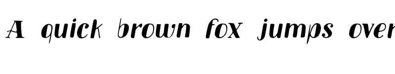 Preview of TM Vinograd Filled Oblique font