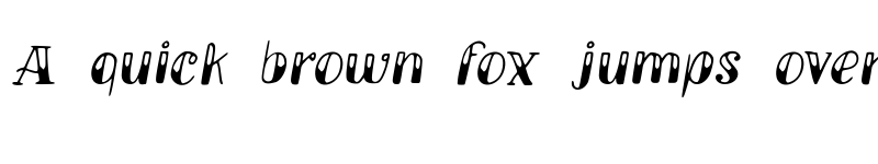 Preview of TM Vinograd Oblique font