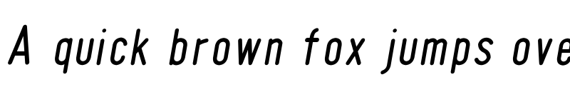 Preview of Tomato Round Condensed Oblique Medium font