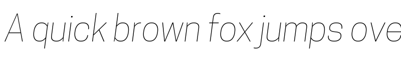 Preview of Tonnelier Thin Italic font