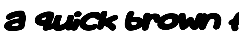 Preview of Toon Balloon Italic font