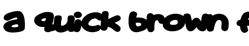 Preview of Toon Balloon Regular font