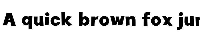 Preview of Toony Black font