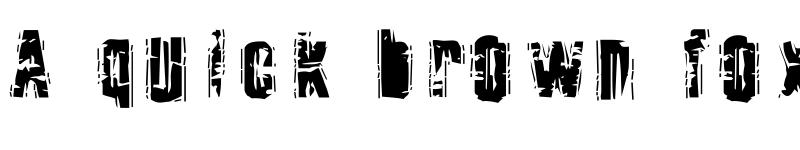 Preview of Tooth Ache Regular font