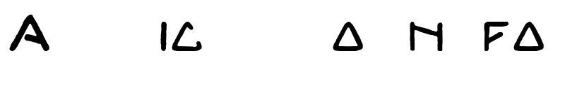 Preview of TOTALLY TYPOLITHIC Regular font