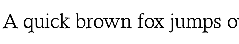 Preview of Touch Regular font