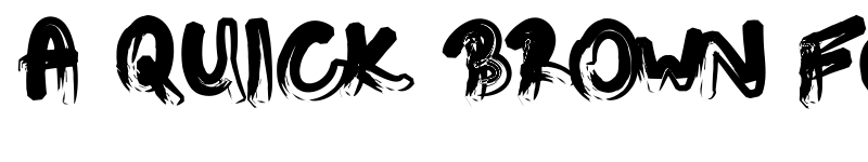 Preview of Touching Letters Regular font