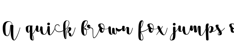 Preview of TouchMe W05 Script Regular font