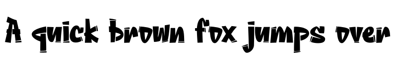 Preview of TOUGHWALL Regular font