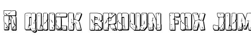 Preview of Tower Ruins 3D Regular font