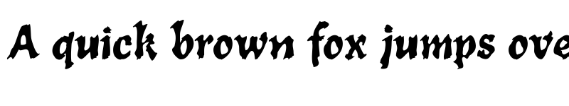 Preview of TOXIA Regular font