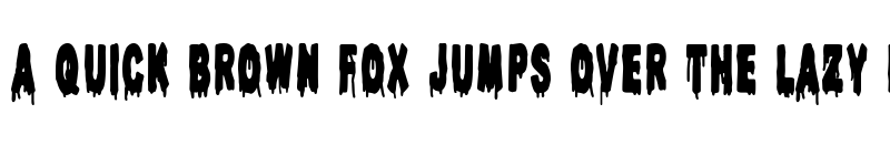 Preview of Toxic Cemetery Regular font