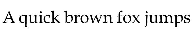 Preview of TR Book Antiqua Regular font