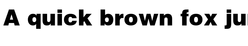 Preview of TR HendrixBlack Regular font