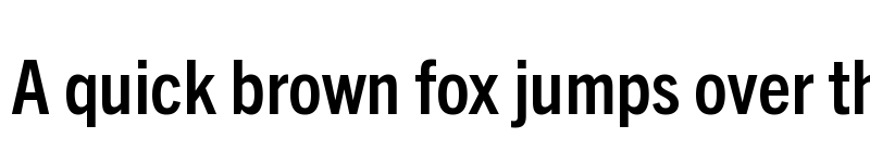 Preview of Trade Gothic Next LT Pro BdCn Regular font