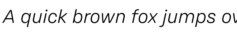 Preview of TragicGrotesk Light-Italic-Trial font
