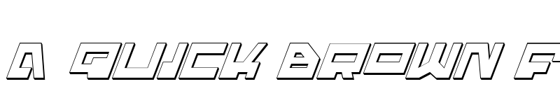 Preview of Trajia Shadow Italic Shadow Italic font