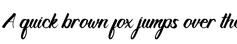 Preview of Tranquillo Regular font