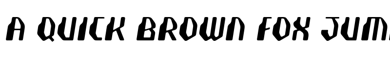 Preview of Transistyr Regular font