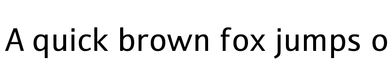 Preview of Transition Sans Book font