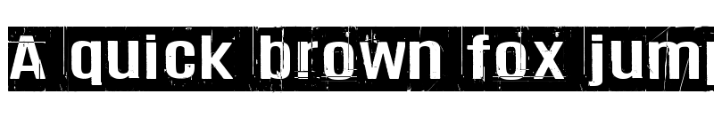 Preview of Trashbox Regular font