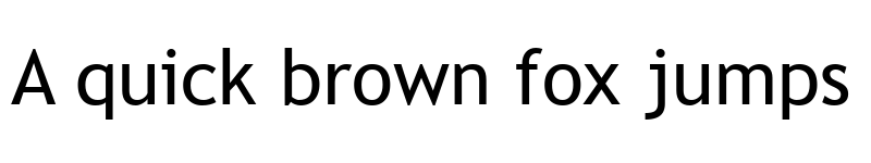 Preview of Trebuchet MS Regular font