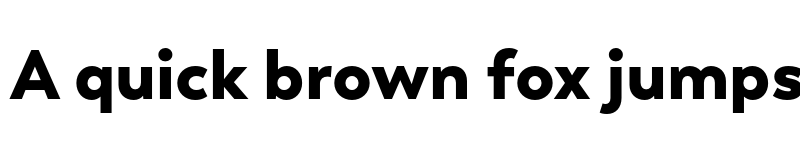 Preview of Trenda Black font