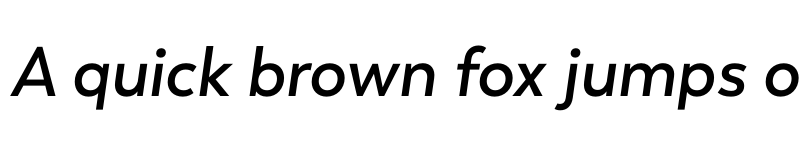 Preview of Trenda Semibold It font