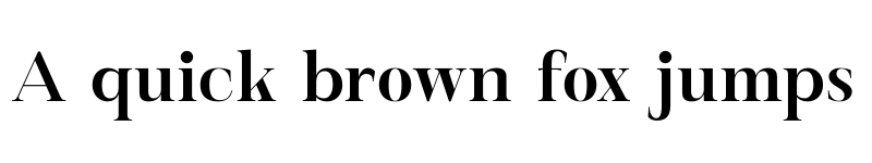 Preview of Trevino Regular font