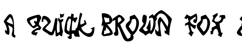 Preview of Tribal Funk Regular font